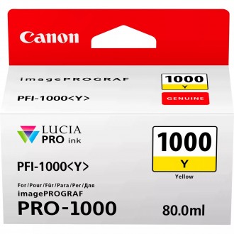 Inkout Canon PFI-1000Y (0549C001) na 3365 stran