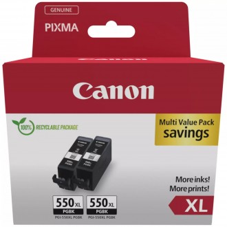 Inkout Canon PGI-550XL (6431B010) na 2 x 500 stran