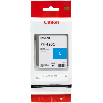 Originální inkoust Canon PFI-120C (2886C001), azurový, 130 ml