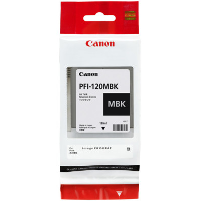 Originální inkoust Canon PFI-120MBk (2884C001), matně černý, 130 ml