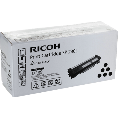 Originální toner Ricoh 408295 (SP 230L), černý, 1200 stran