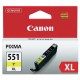 Originální inkoust Canon CLI-551YXL (6446B001), žlutý, 11 ml, XL
