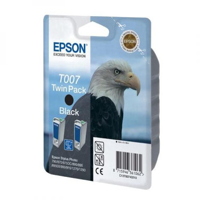 Originální inkoust Epson T007402 (C13T007402), černý, 1080 stran (2 × 16 ml), 2-pack