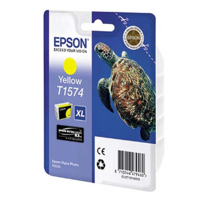 Originální inkoust Epson T1574 (C13T15744010), žlutý, 25,9 ml