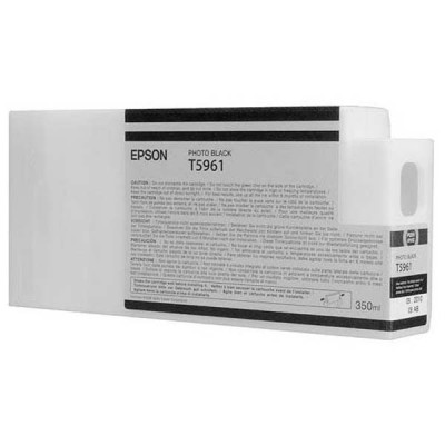 Originální inkoust Epson T5961 (C13T596100), photo černý, 350 ml