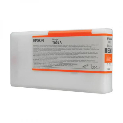 Originální inkoust Epson T653A (C13T653A00), oranžový, 200 ml