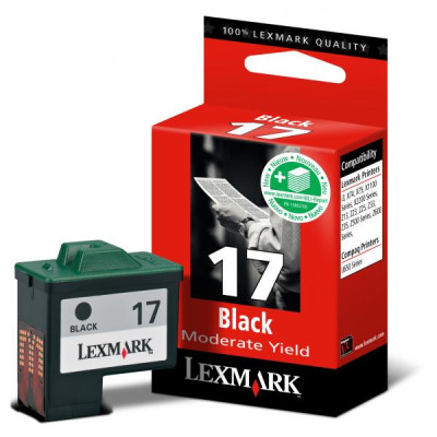 Originální inkoust Lexmark 10NX217E (#17), černý, 235 stran