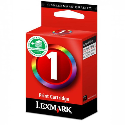 Originální inkoust Lexmark 18CX781EHY (#1), barevný, 130 stran