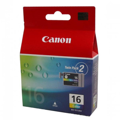 Originální inkoust Canon BCI-16CL (9818A002), barevný, 2 ml, 2-pack