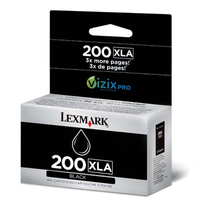 Originální inkoust Lexmark 14L0197XLA (#200), černý, 2500 stran