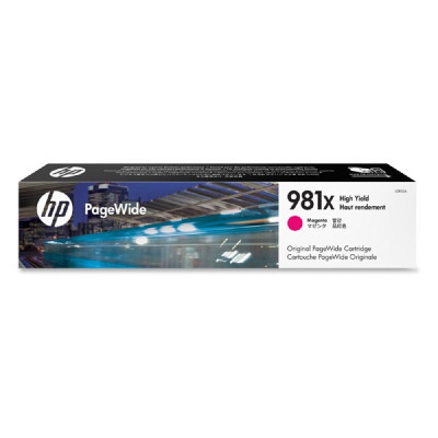 Originální inkoust HP L0R10A (981X), purpurový, 10000 stran (114,5 ml)