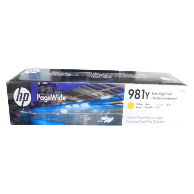 Originální inkoust HP L0R15A (981Y), žlutý, 16000 stran (185 ml)