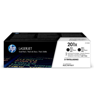 Originální toner HP CF400XD (201X), černý, 2 × 2800 stran, 2-pack