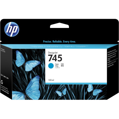 Originální inkoust HP F9J97A (745), azurový, 130ml