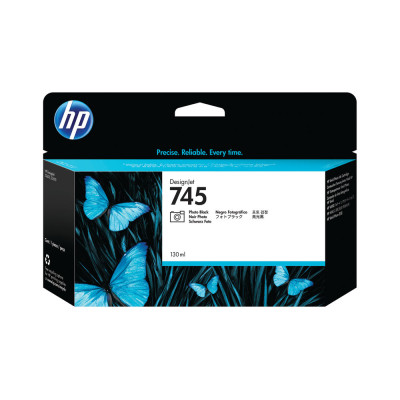 Originální inkoust HP F9J98A (745), photo černý, 130ml