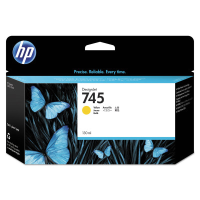 Originální inkoust HP F9J96A, (745), žlutý, 130ml