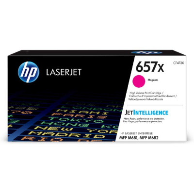 Originální toner HP CF473X (657X), purpurový, 23000 stran