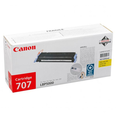 Originální toner Canon CRG-707Y (9421A004), žlutý, 2000 stran