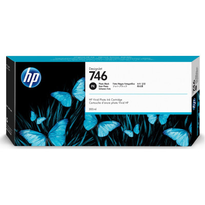 Originální inkoust HP P2V82A (746), photo černý, 300 ml