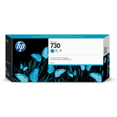 Originální inkoust HP P2V68A (730), azurový, 300 ml