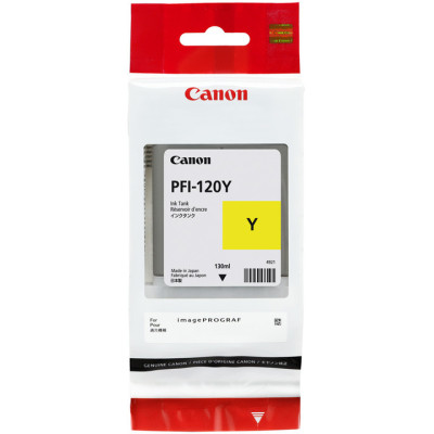 Originální inkoust Canon PFI-120Y (2888C001), žlutý, 130 ml