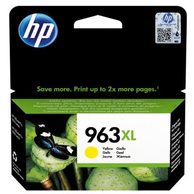 Originální inkoust HP 3JA29AE (963XL), žlutý, 1600 stran (22,92 ml)