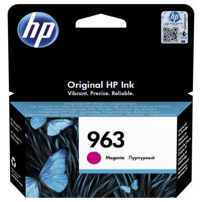 Originální inkoust HP 3JA24AE (963), purpurový, 700 stran (10,77 ml)