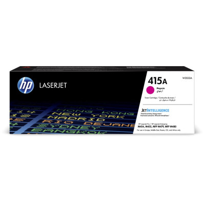 Originální toner HP W2033A (415A), purpurový, 2100 stran