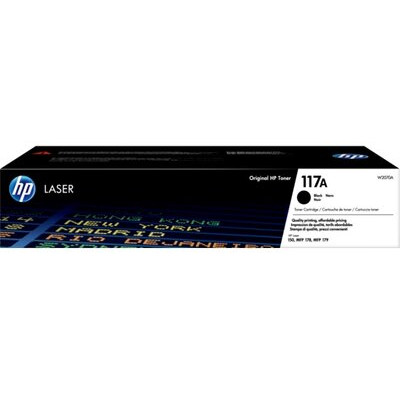 Originální toner HP W2070A (117A), černý, 1000 stran