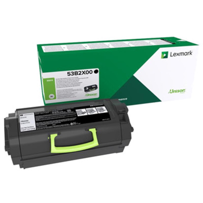 Originální toner Lexmark 53B2X00, černý, 45000 stran