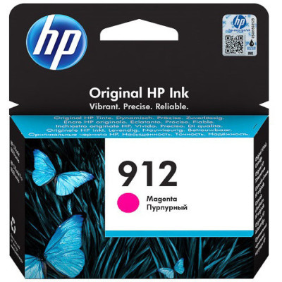 Originální inkoust HP 3YL78AE (912), purpurový, 315 stran