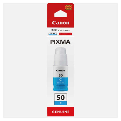 Originální inkoust Canon GI-50 C (3403C001), azurový, 7700 stran (70 ml)