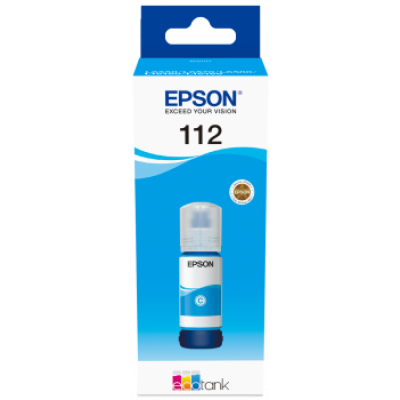 Originální inkoust Epson T06C2 (C13T06C24A, 112), azurový, 6000 stran (70 ml)