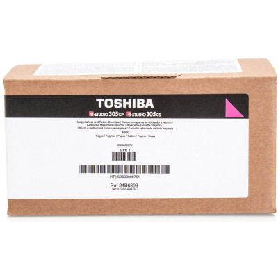 Originální toner Toshiba T-305PM-R (6B000000751), purpurový, 3000 stran (900 g)