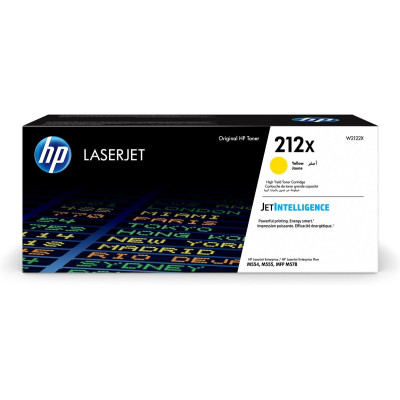 Originální toner HP W2122X (212X), žlutý, 10000 stran