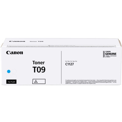 Originální toner Canon T09C (3019C006), azurový, 5900 stran