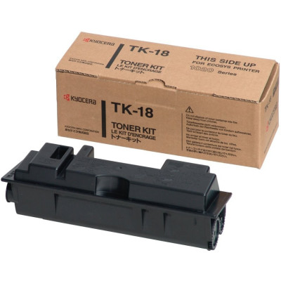 Originální toner Kyocera TK-18K (1T02FM0EU0), černý, 7200 stran