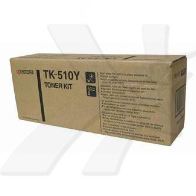 Originální toner Kyocera TK-510Y, žlutý, 8000 stran