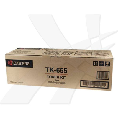 Originální toner Kyocera TK-655K, černý, 47000 stran