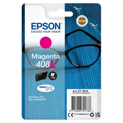 Originální inkoust Epson T09K3 (C13T09K34010, 408L), purpurový, 21,6 ml, XL