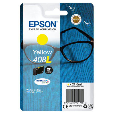 Originální inkoust Epson T09K4 (C13T09K44010, 408L), žlutý, 21,6 ml, XL