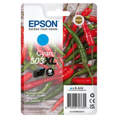 Originální inkoust Epson T09R2 (C13T09R24010, 503XL), azurový, 470 stran (6,4 ml), XL