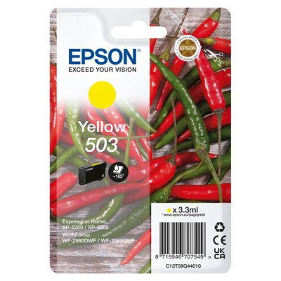 Originální inkoust Epson T09Q4 (C13T09Q44010, 503), žlutý, 165 stran (3,3 ml)