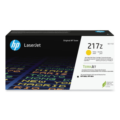 Originální toner HP W2172Z (217Z), žlutý, 24000 stran