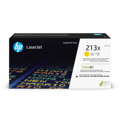 Originální toner HP W2132X (213X), žlutý, 6000 stran