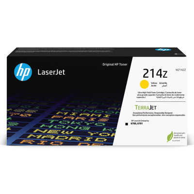 Originální toner HP W2142Z (214Z), žlutý, 26000 stran