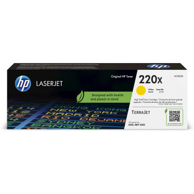 Originální toner HP W2202X (220X), žlutý, 5500 stran