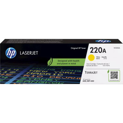 Originální toner HP W2202A (220A), žlutý, 1800 stran