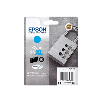 Originální inkoust Epson T3592 (C13T35924010, 35XL), azurový, 1900 stran (20,3 ml), XL