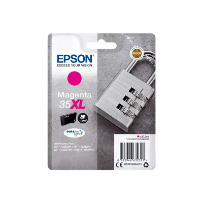 Originální inkoust Epson T3593 (C13T35934010, 35XL), purpurový, 1900 stran (20,3 ml), XL